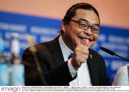 66. Berlinale: Crosscurrent PK (160215) -- BERLIN, Feb. 15, 2016 -- Director Yang Chao attends a press conference for the promotion of the movie Crosscurrent (Chang Jiang Tu) at the 66th Berlinale International Film Festival in Berlin, Germany, on Feb. 15, 2016. ) GERMANY-BERLIN-FILM FESTIVAL-CROSSCURRENT ZhangxFan 