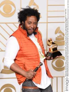 Musician Thundercat, winner of Best Rap Sung Collaboration for These Walls , appears backstage during the 58th annual Grammy Awards held at Staples Center in Los Angeles on February 15, 2016.  LAP20160215790 PHILxMCCARTEN