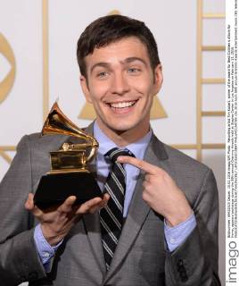 Recording artist Tim Kubart, winner of the award for Best Children s Album for Home, appears backstage during the 58th annual Grammy Awards held at Staples Center in Los Angeles on February 15, 2016.  LAP20160215847 PHILxMCCARTEN