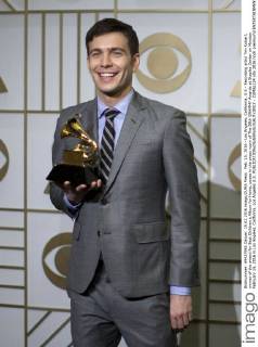 Feb. 15, 2016 - Los Angeles, California, U.S - Recording artist Tim Kubart, winner of the award for Best Children s Album for Home, poses in the press room of The 58th GRAMMY Awards at Staples Center on Monday February 15, 2016 in Los Angeles, California. Los Angeles U.S. - ZUMAp124