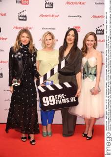 Ursula Karven, Anika Decker, Bettina Zimmermann und Inez Bjoerg David beim 99 Fire-Films-Award 2016 im Rahmen der 66. Berlinale am 18.02.2016 in Berlin 99Fire - Films - Award 2016 in Berlin 