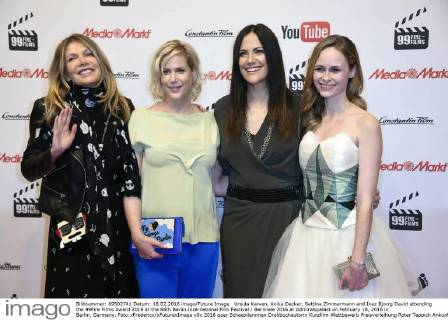 Ursula Karven, Anika Decker, Bettina Zimmermann and Inez Bjorrg David attending the 99Fire Films Award 2016 at the 66th Berlin International Film Festival Berlinale 2016 at Admiralspalast on February 18, 2016 in Berlin, Germany. Foto:xFredericx xFuturexImage