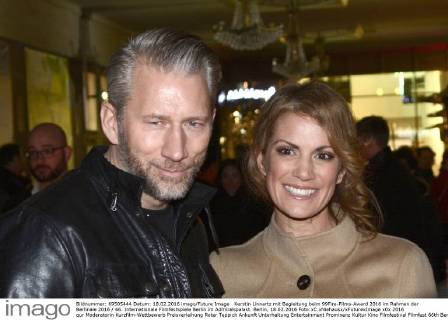 Kerstin Linnartz mit Begleitung beim 99Fire-Films-Award 2016 im Rahmen der Berlinale 2016 66. Internationale Filmfestspiele Berlin im Admiralspalast. Berlin, 18.02.2016 Foto:xC.xNiehausx xFuturexImage