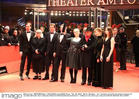 Feb. 20, 2016 - Berlin, Germany - Jury members arrive for the award ceremony of the 66th Berlinale. Berlin Germany - ZUMAp133