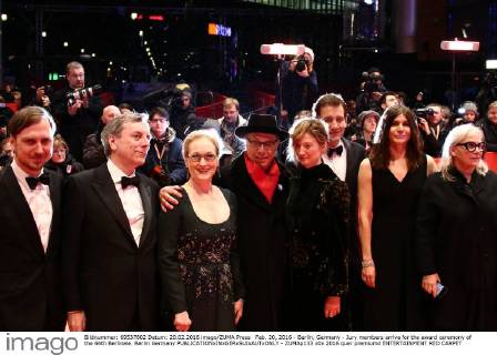 Feb. 20, 2016 - Berlin, Germany - Jury members arrive for the award ceremony of the 66th Berlinale. Berlin Germany - ZUMAp133