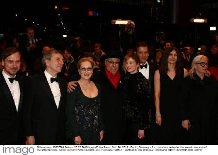 Feb. 20, 2016 - Berlin, Germany - Jury members arrive for the award ceremony of the 66th Berlinale. Berlin Germany - ZUMAp133