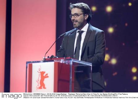 Regisseur Mohamed Ben Attia mit Preis für den Besten Erstlingsfilm (First Feature Award) HEDI anlässlich der Preisverleihung der 66. Internationalen Filmfestspiele Berlin 66. Internationale Filmfestspiele in Berlin IFB2016
