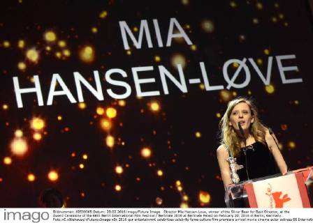 Director Mia Hansen-Love, winner of the Silver Bear for Best Director, at the Award Ceremony of the 66th Berlin International Film Festival Berlinale 2016 at Berlinale Palast on February 20, 2016 in Berlin, Germany. Foto:xC.xNiehausx xFuturexImage