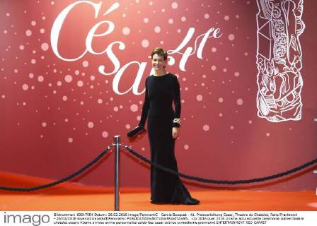 Carole Bouquet - 41. Preisverleihung Cesar, Theatre du Chatelet, Paris Frankreich - 26 02 2016 GwendolineLeGoff Panoramic 