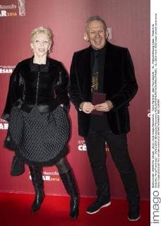 Tonie Marshall, Jean Paul Gaultier - 41. Preisverleihung Cesar, Theatre du Chatelet, Paris Frankreich - 26 02 2016 JBAutissier Panoramic 