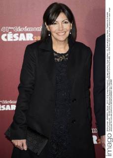 Bürgermeisterin Anne Hidalgo - 41. Preisverleihung Cesar, Theatre du Chatelet, Paris Frankreich - 26 02 2016 JBAutissier Panoramic 
