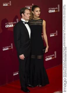 Nicolas Duvauchelle mit Freundin - 41. Preisverleihung Cesar, Theatre du Chatelet, Paris Frankreich - 26 02 2016 JBAutissier Panoramic 