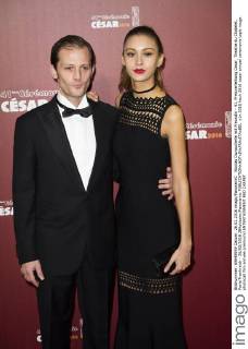 Nicolas Duvauchelle mit Freundin - 41. Preisverleihung Cesar, Theatre du Chatelet, Paris Frankreich - 26 02 2016 JBAutissier Panoramic 