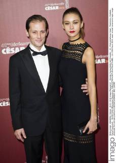 Nicolas Duvauchelle mit Freundin - 41. Preisverleihung Cesar, Theatre du Chatelet, Paris Frankreich - 26 02 2016 JBAutissier Panoramic 