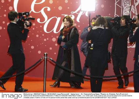 Agnes Jaoui - 41. Preisverleihung Cesar, Theatre du Chatelet, Paris Frankreich - 26 02 2016 GwendolineLeGoff Panoramic 