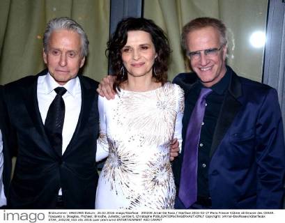 205238 Arnal-De Rosa Starface 2016-02-27 Paris France 41ème cérémonie des CESAR. Fouquets s. Douglas, Michael; Binoche, Juliette; Lambert, Christophe  Copyright: xArnal-DexRosax xStarfacex STAR_205238_015