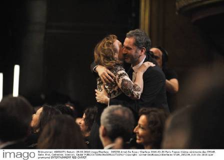 205239 Arnal-De Rosa Starface 2016-02-26 Paris France 41ème cérémonie des CESAR. Salle. Frot, Catherine; Giannoli, Xavier  Copyright: xArnal-DexRosax xStarfacex STAR_205239_016