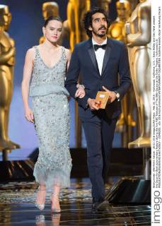 Feb 28, 2016 - Hollywood, California, U.S. - Daisy Ridley and Dev Patel present the Oscar for Best documentary feature during the live ABC Telecast of The 88th Oscars at the Dolby Theatre. Hollywood U.S. - ZUMAz03_