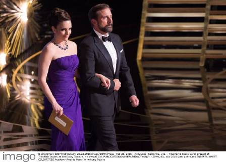 Feb 28, 2016 - Hollywood, California, U.S. - Tina Fey & Steve Carell present at The 88th Oscars at the Dolby Theatre. Hollywood U.S. - ZUMAz03_