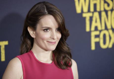Tina Fey arrives on the red carpe at the Whiskey Tango Foxtrot world premiere at AMC Loews Lincoln Square 13 Theater on March 1, 2016 in New York City.  NYP20160301120 JOHNxANGELILLO