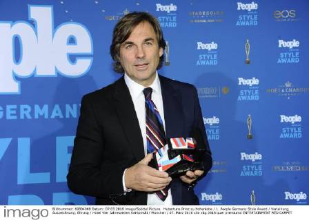 Hubertuns Prinz zu Hohenlohe 1. People Germany Style Award Verleihung, Auszeichnung; Ehrung Hotel Vier Jahreszeiten Kempinski München 07. März 2016