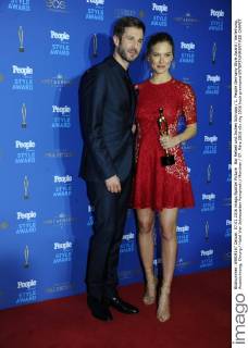Bar Refaeli und Jochen Schropp 1. People Germany Style Award Verleihung, Auszeichnung; Ehrung Hotel Vier Jahreszeiten Kempinski München 07. März 2016