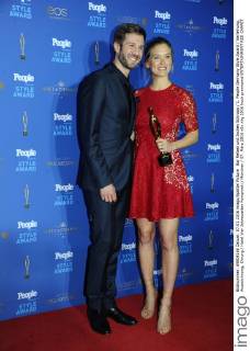 Bar Refaeli und Jochen Schropp 1. People Germany Style Award Verleihung, Auszeichnung; Ehrung Hotel Vier Jahreszeiten Kempinski München 07. März 2016