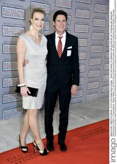 Maria Höfl-Riesch mit Ehemann Marcus Höfl bei der Verleihung des Deutschen Medienpreises 2015 im Kongresshaus. Baden-Baden, 07.03.2016 Foto:xFredericx xFuturexImage