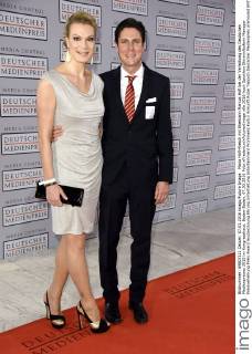 Maria Höfl-Riesch mit Ehemann Marcus Höfl bei der Verleihung des Deutschen Medienpreises 2015 im Kongresshaus. Baden-Baden, 07.03.2016 Foto:xFredericx xFuturexImage