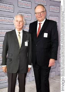 Norbert Körzdörfer und Andreas Fritzenkötter bei der Verleihung des Deutschen Medienpreises 2015 im Kongresshaus. Baden-Baden, 07.03.2016 Foto:xFredericx xFuturexImage