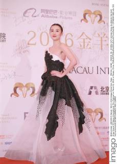 MACAU, CHINA - MARCH 08: (CHINA OUT) Actress Song Jia attends the Gold Aries Award Of Macau International Film Festival on March 8, 2016 in Macau, China.  CFP480844663