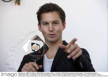 Tim Oliver SCHULTZ, Schauspieler, Preistraeger in der Kategorie Kinder & Jugend Innovation, fuer den Film Club der Roten Baender, Pressekonferenz zur Bekanntgabe der Preistraeger fuer den 52. Grimme-Preis 2016 am 09.03.2016 in Essen Deutschland.