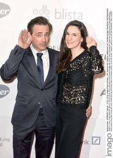 Jan Sosniok mit Ehefrau Nadine bei der Verleihung des Deutschen Hörfilmpreises 2016 im Kino International. Berlin, 15.03.2016 Foto:xFredericx xFuturexImage