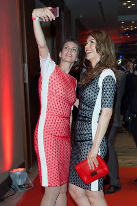 Katrin Wrobel und Annett Möller - Victress Awards Gala 2016 in Berlin am 04.04.2016. Victress Awards Gala 2016