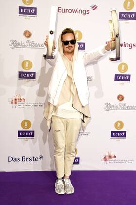 Robin Schulz bir den Echos Dance national und bester nationaler Act im Ausland bei der 25. Verleihung des Echo 2016 in der Messe Berlin. Berlin, 07.04.2016 Foto:xFredericx xFuturexImage