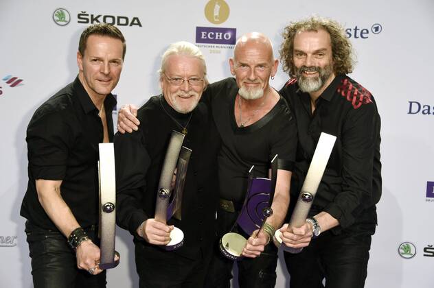 Santiano mit dem Echo für die beste Gruppe volkstümliche Musik bei der 25. Verleihung des Echo 2016 in der Messe Berlin. Berlin, 07.04.2016 Foto:xFredericx xFuturexImage