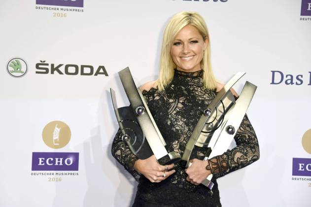 Helene Fischer it den Echos für Album des Jahres, für Crossover, die beste Musik-DVD Blu-ray national und den besten Live-Act national bei der 25. Verleihung des Echo 2016 in der Messe Berlin. Berlin, 07.04.2016 Foto:xFredericx xFuturexImage