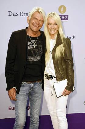 Matthias Reim und Christin Stark bei der 25. Verleihung des Echo 2016 in der Messe Berlin. Berlin, 07.04.2016 Foto:xFredericx xFuturexImage