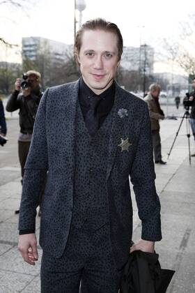 Timo Jacobs bei der Eröffnung des Filmfestivals achtung berlin - new berlin film award mit dem Film Mann im Spagat: Pace, Cowboy, Pace im Kino International. Berlin, 13.04.2016 Foto:xS.xGabschx xFuturexImage