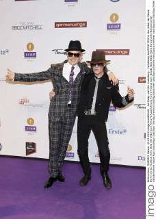 Jan Delay und Udo Lindenberg - Verleihuing des ECHO 2012 in der Hallen der Messe Berlin am 22.03.2012. Echo 2012