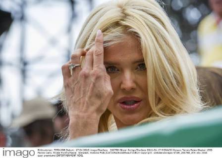 206798 Olivier Anrigo Starface 2016-04-17 MONACO Monaco Tennis Rolex Master 1000 Monte Carlo. Finale Monfils Nadal. Silvstedt, Victoria  Copyright: xOlivierxAnrigox STAR_206798_074