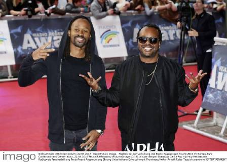 Madcon bei der Verleihung des Radio Regenbogen Award 2016 im Europa-Park Confertainment Center. Rust, 22.04.2016 Foto:xS.xGabschx xFuturexImage