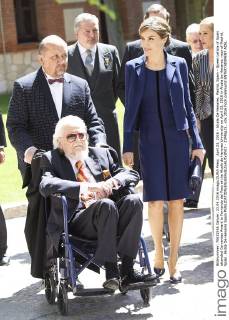 April 23, 2016 - Alcala De Henares, Madrid, Spain - Queen Letizia of Spain attended Cervantes Award to Fernando del Paso at the Alcala de Henares University on April 23, 2016 in Alcala de Henares, near of Madrid, Spain. Alcala De Henares Spain  - ZUMAg15_