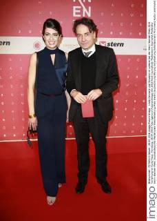 Linda Zervakis und Giovanni di Lorenzo bei der Henri Nannen Preis 2016 Verleihung im Curio Haus. Hamburg, 28.04.2016 Foto:xgbrcix xFuturexImage