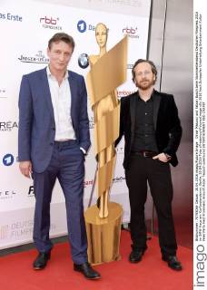 Oliver Masucci und Fabian Busch beim Nominiertenabend Deutscher Filmpreis 2016 im BMW Haus am Kurfürstendamm. Berlin, 30.04.2016 Foto:xFredericx xFuturexImage