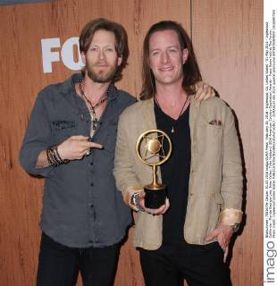 February 20, 2016 - Inglewood, CA, United States - 01 May 2016 - Inglewood, California - Florida Georgia Line, Brian Kelley, Tyler Hubbard. 2016 American Country Countdown Awards - Press Room held at The Forum. Photo Credit: Inglewood United States - ZUMAa123
