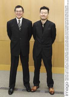 Author Kiwamu Kenin, winner of the 62nd Edogawa Rampo Award speaks during a press conference on May 17, 2016, Tokyo, Japan. The Japanese literary award Edogawa Rampo Award is presented every year by the Mystery Writers of Japan since 1955. It is an award for unpublished mystery novels sponsored by Kodansha and Fuji Television. Apart from 10 million yen prize given to the winner, the work of the winner will be published by Kodansha. The presentation ceremony will be held on September 9 at the Tokyo Imperial Hotel in Chiyoda-ku, Tokyo.  (gxta_edogawarampoprize015)
