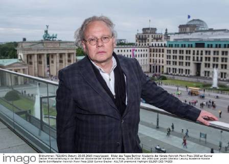 Bilder des Tages Berliner Akademie der Künste Heinrich-Mann-Preis 2016 an Gunnar Decker Preisverleihung in der Berliner Akademie der Künste am Freitag, 20.05.2016