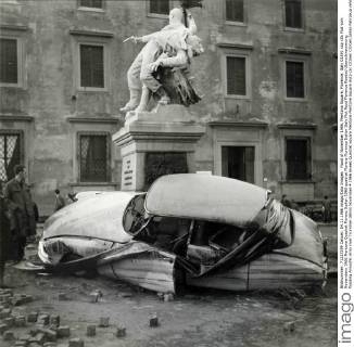Flood of November 1966, Mentana Square, Florence, Italy 01391 
