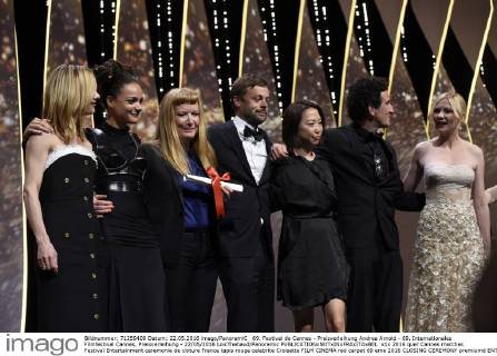 69. Festival de Cannes - Preisverleihung Andrea Arnold - 69. Internationales Filmfestival Cannes, Preisverleihung - 22 05 2016 LoicThebaud Panoramic 